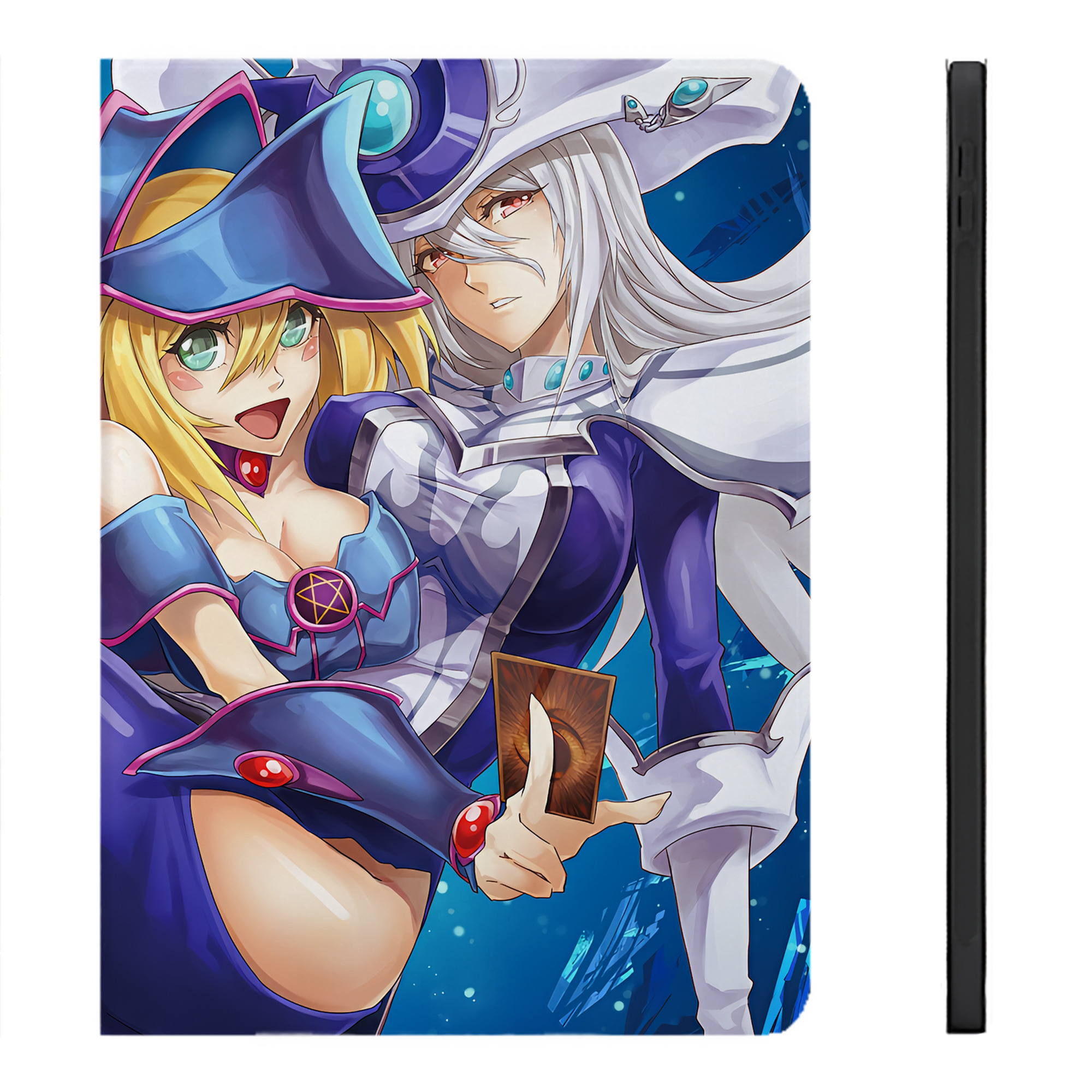 （画像用） 遊☆戯☆王 Yu-Gi-Oh! IPadケース ペンホルダー付き ブックスタイルデザイン